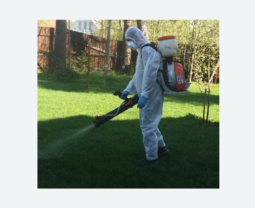 Обработка территории от клещей в Кудрово