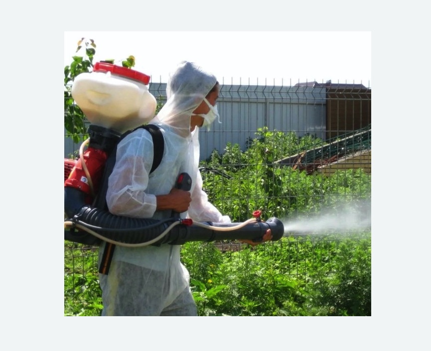 Акарицидная обработка территории в Кудрово